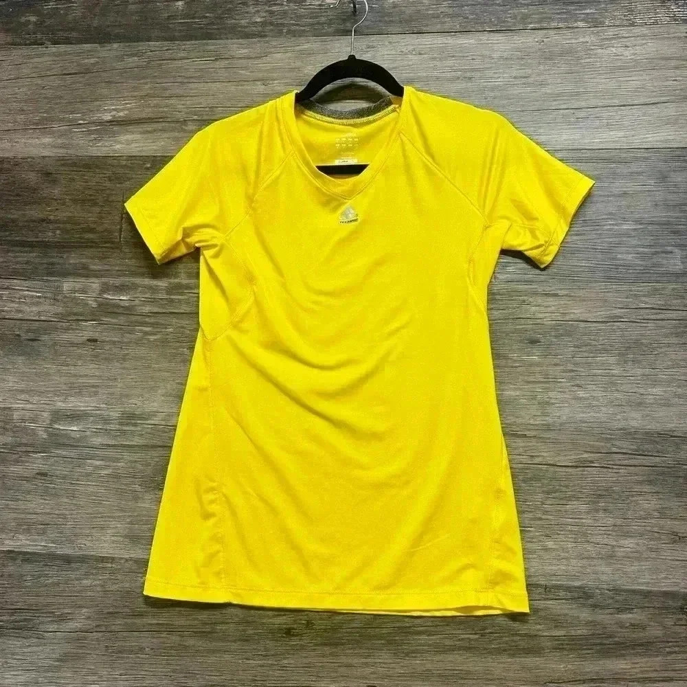 Adidas Women's Yellow Athletic Top